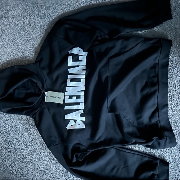Balenciaga tape hoodie (Size L)